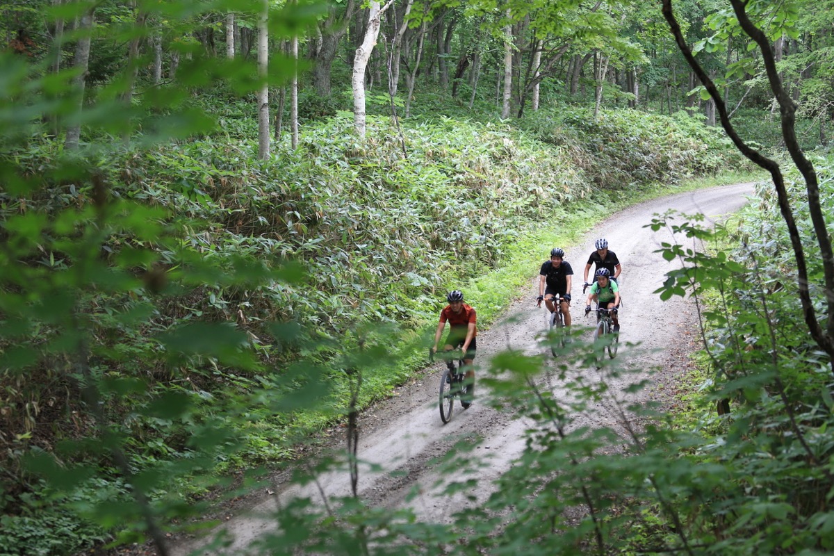 第一回開催となったNiseko Gravel。グラベルとアスファルトを混ぜた心地良いコースに大満足した