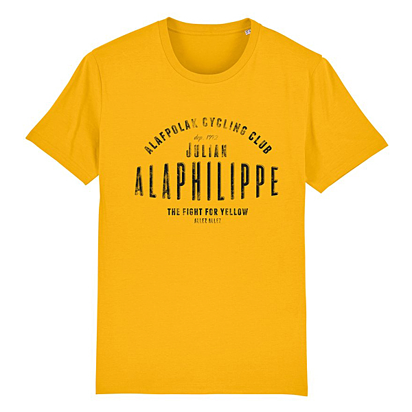 アラフィリップ FIGHT FOR YELLOW メンズTシャツ（イエロー）