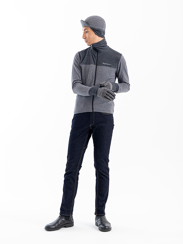 カペルミュール Polartec 長袖ハイネックジャージ Power Wool