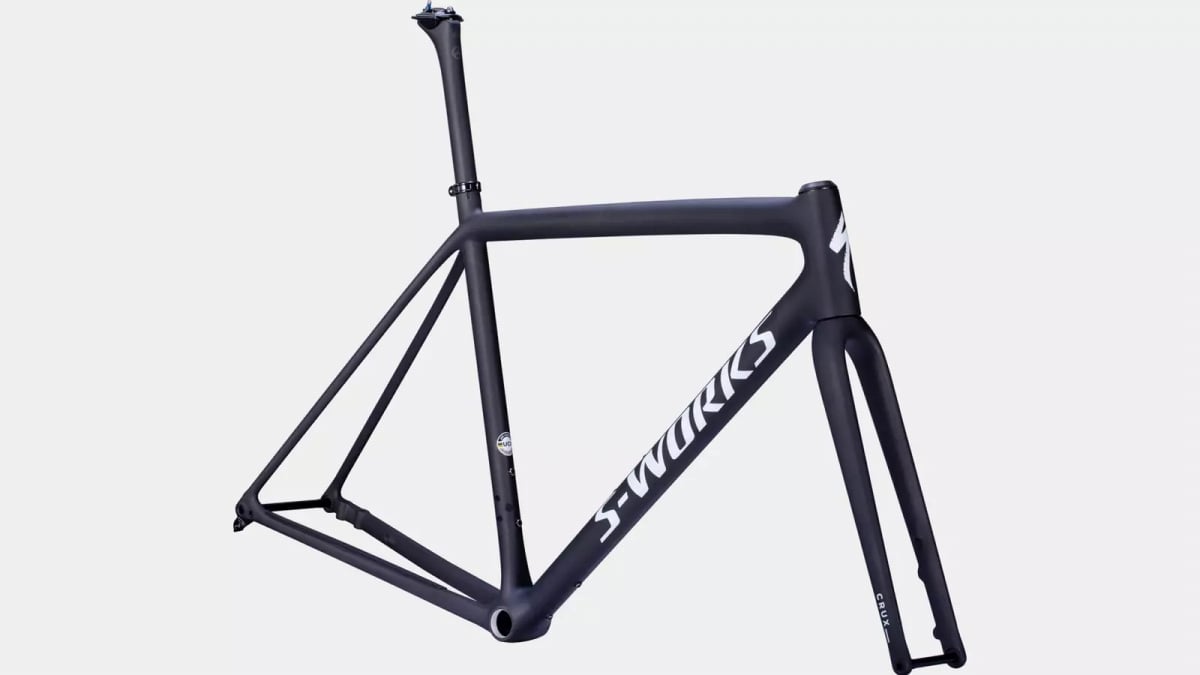 スペシャライズド S-WORKS CRUX FRAMESET（Satin Carbon/Spectraflair/Gloss Abalone）