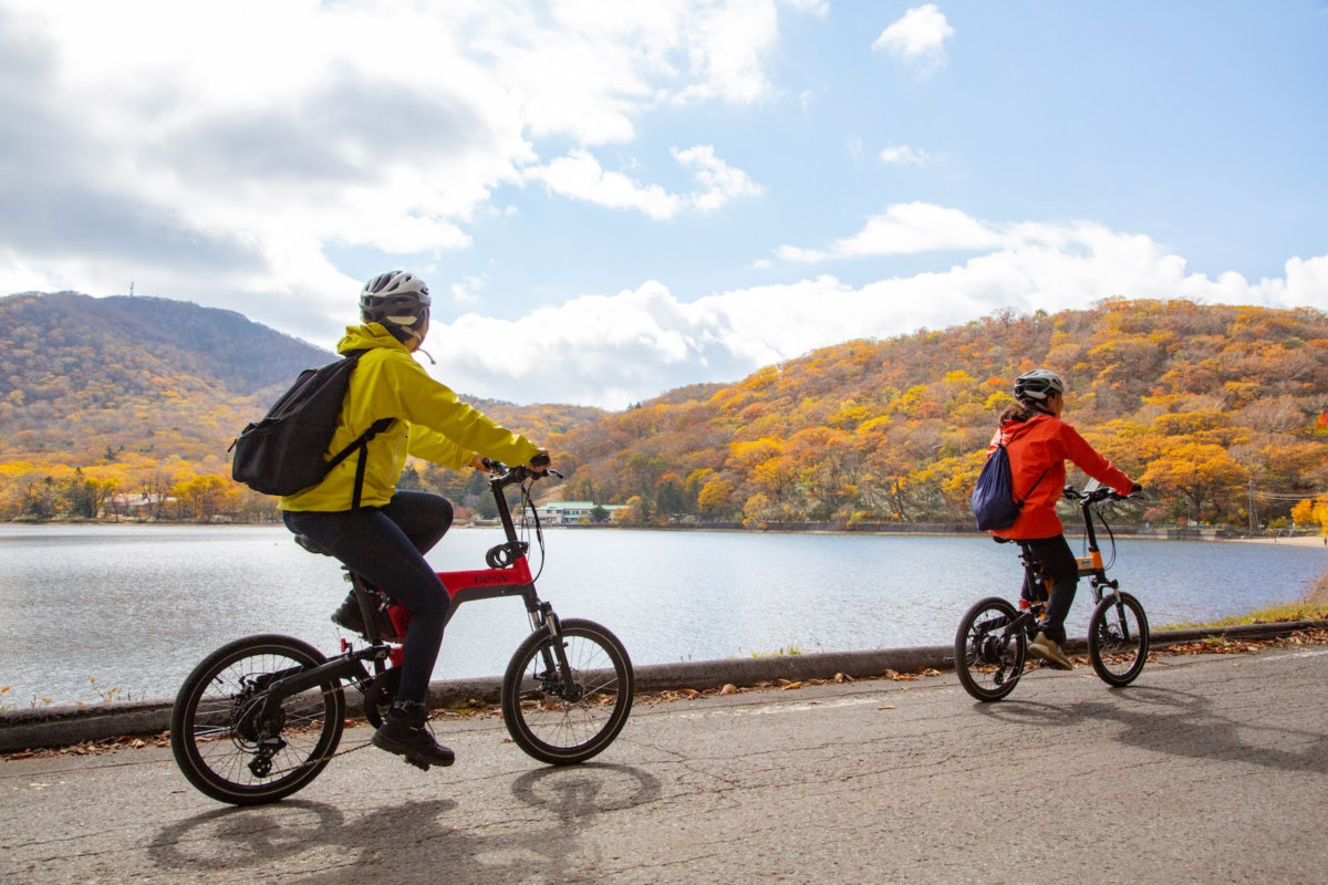 秋めく赤城山をサイクリング出来る絶好の機会だ