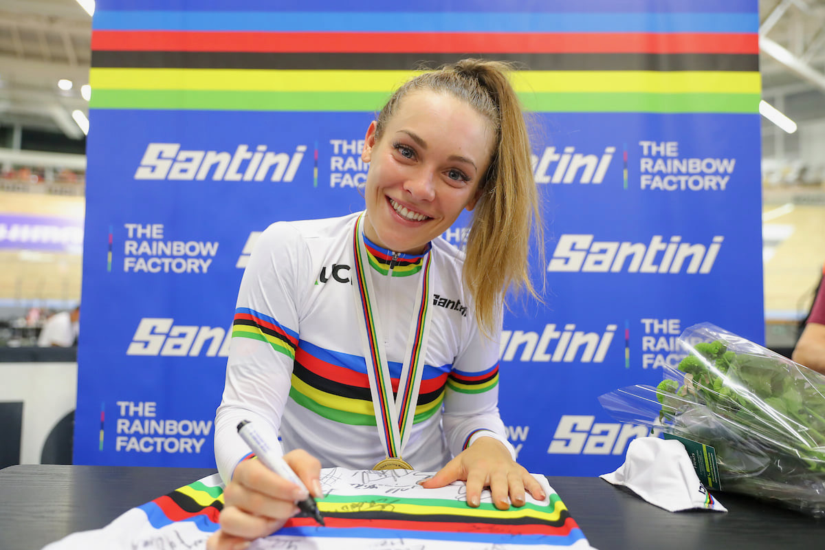 女子エリミネーション初代王者に輝いたレティツィア・パテルノステル(イタリア)