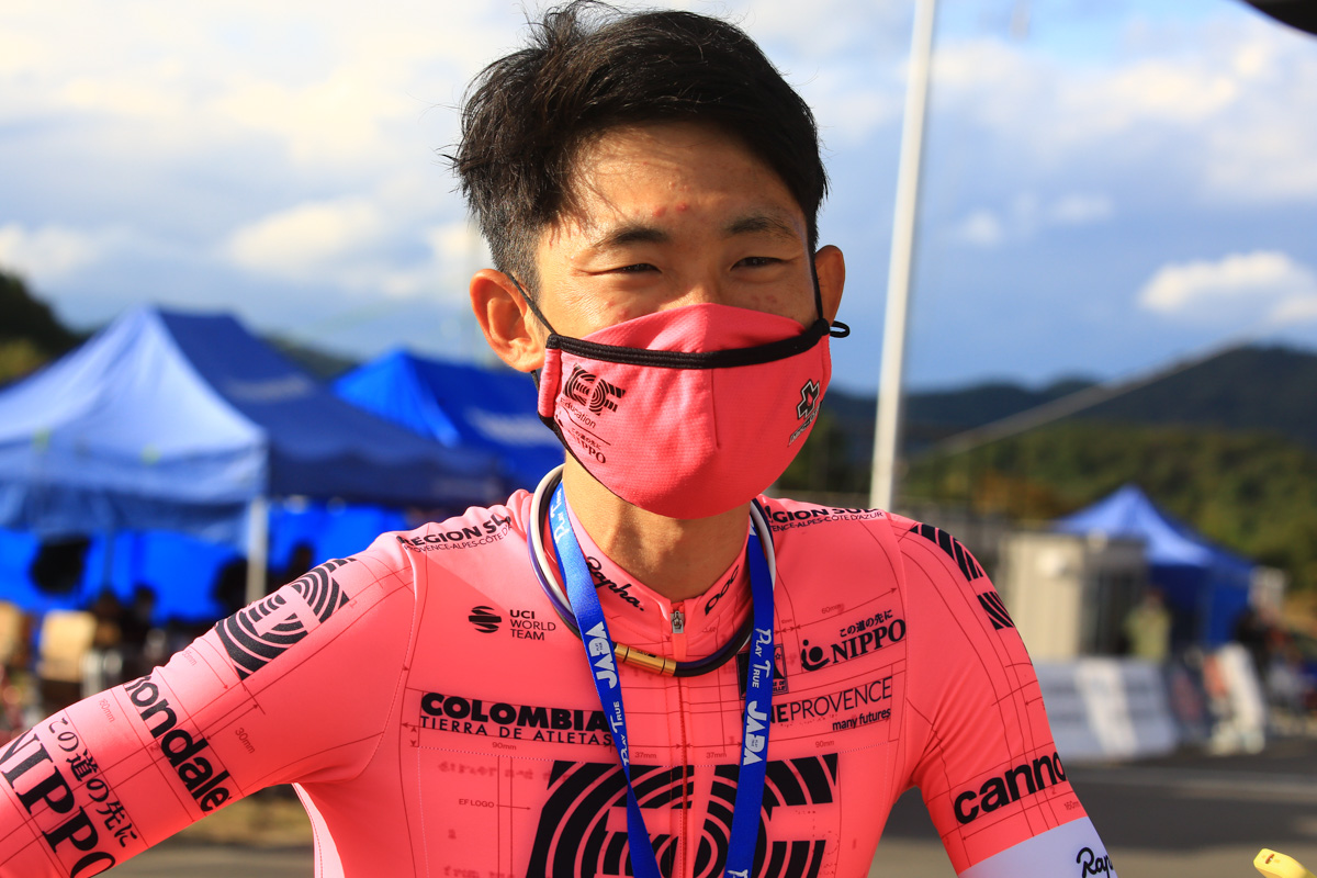 個人TTエリート男子3位になった中根英登(EFエデュケーション・NIPPO)