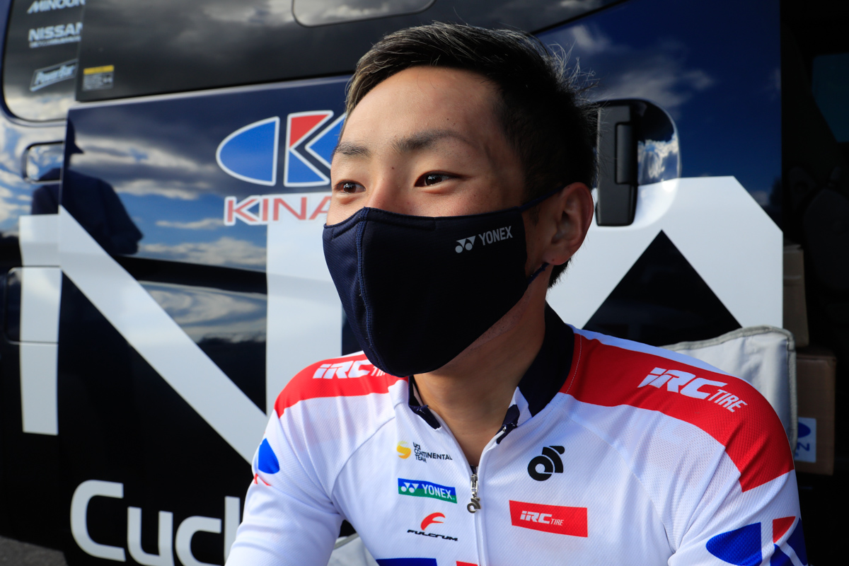 2位の山本大喜(KINAN Cycling Team)