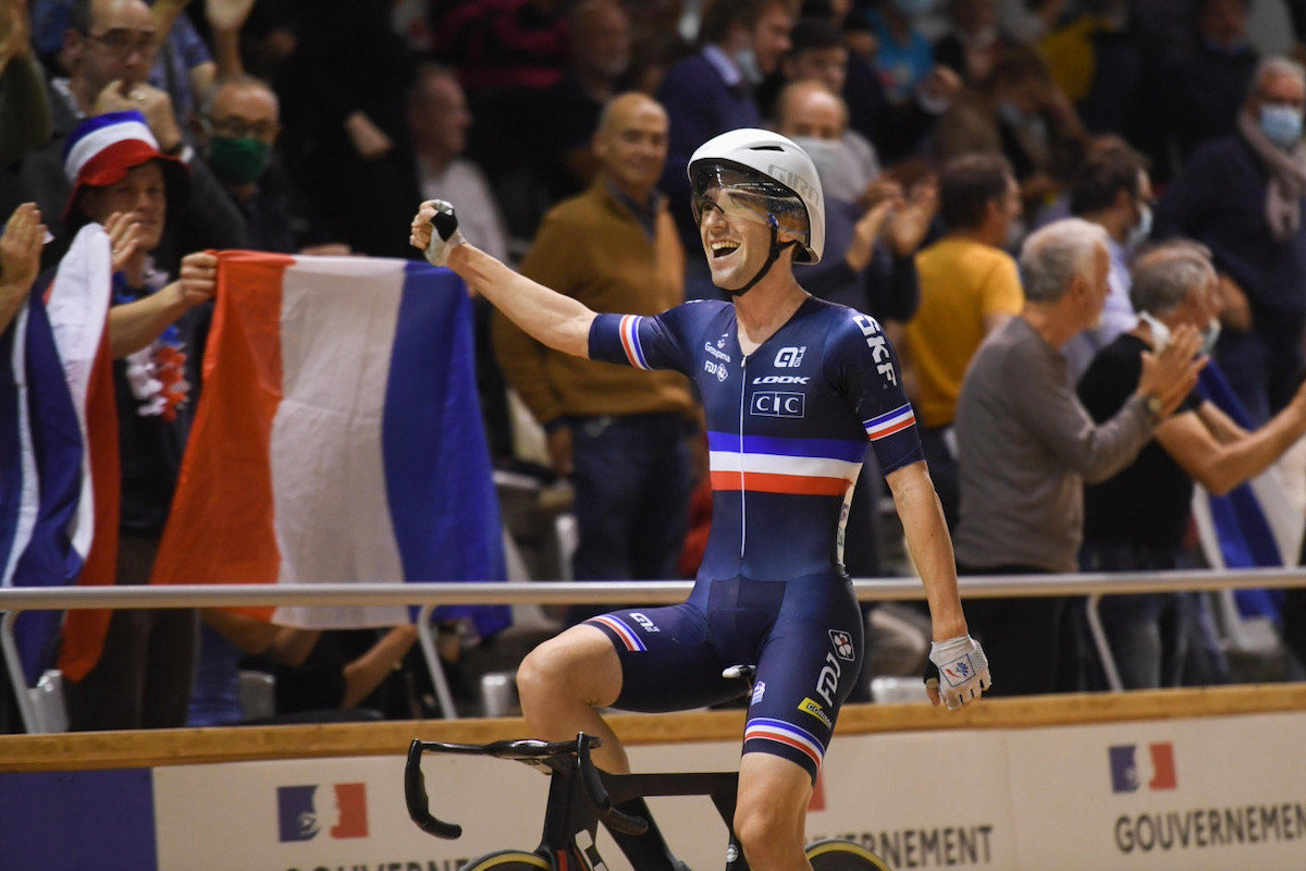 男子ポイントレース:バンジャマン・トマ(フランス)