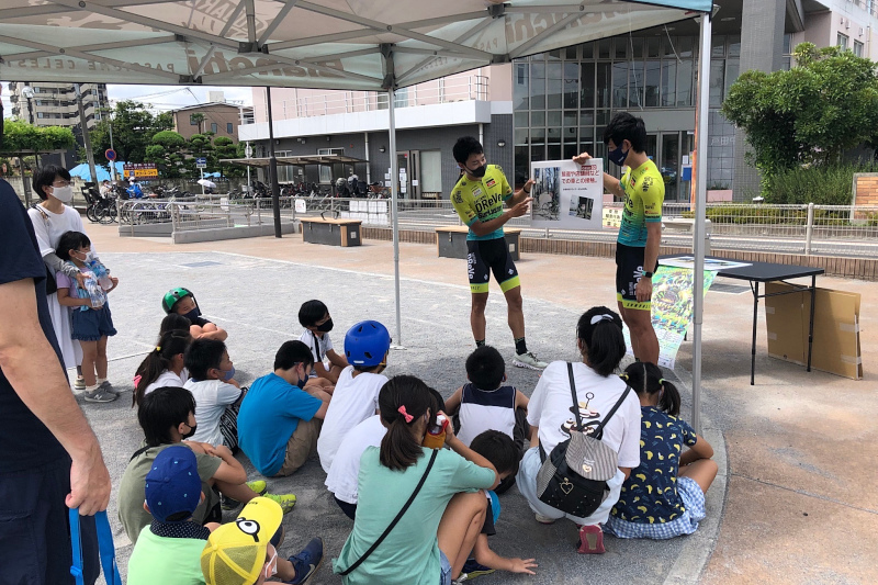 自転車の安全な乗り方や簡単な交通ルールとマナーを学べる