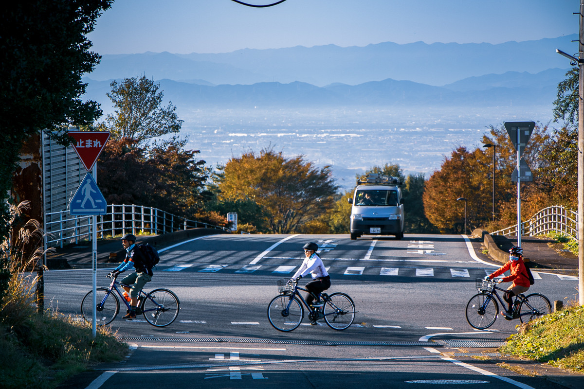 前橋市街を見下ろす絶景ゾーンだ