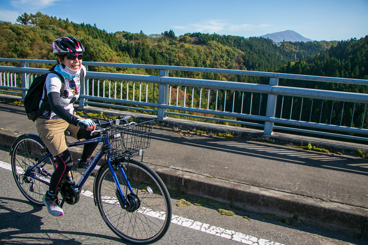 赤城山の見え方も場所によって違ってくるのが、一周ライドの面白いポイント