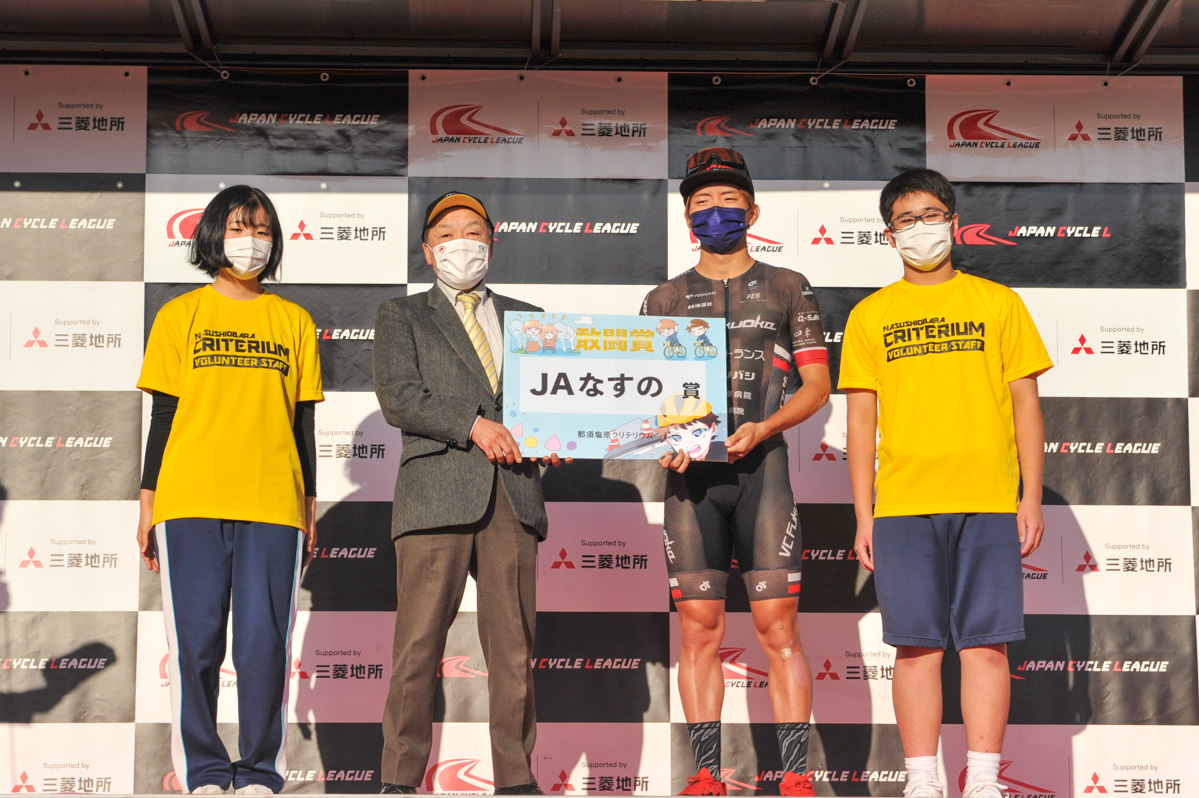 敢闘賞は単騎で踏ん張りスプリントに挑んだ本多晴飛（VC福岡）が獲得