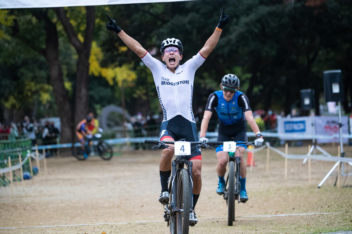 MTB2種目（XCO、XCC）で全日本チャンピオンになった沢田時（チームブリヂストンサイクリング）