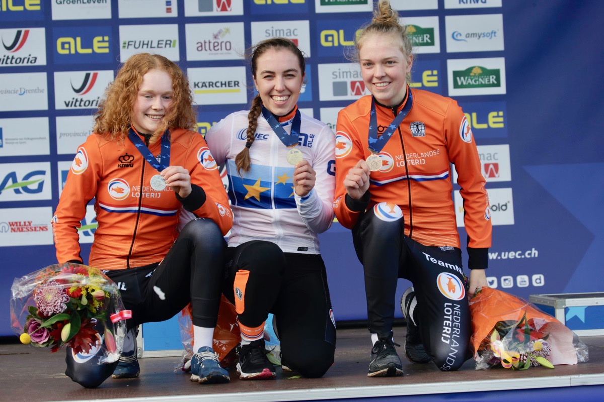 女子U23レースを制したシリン・ファンアンローイ(オランダ)