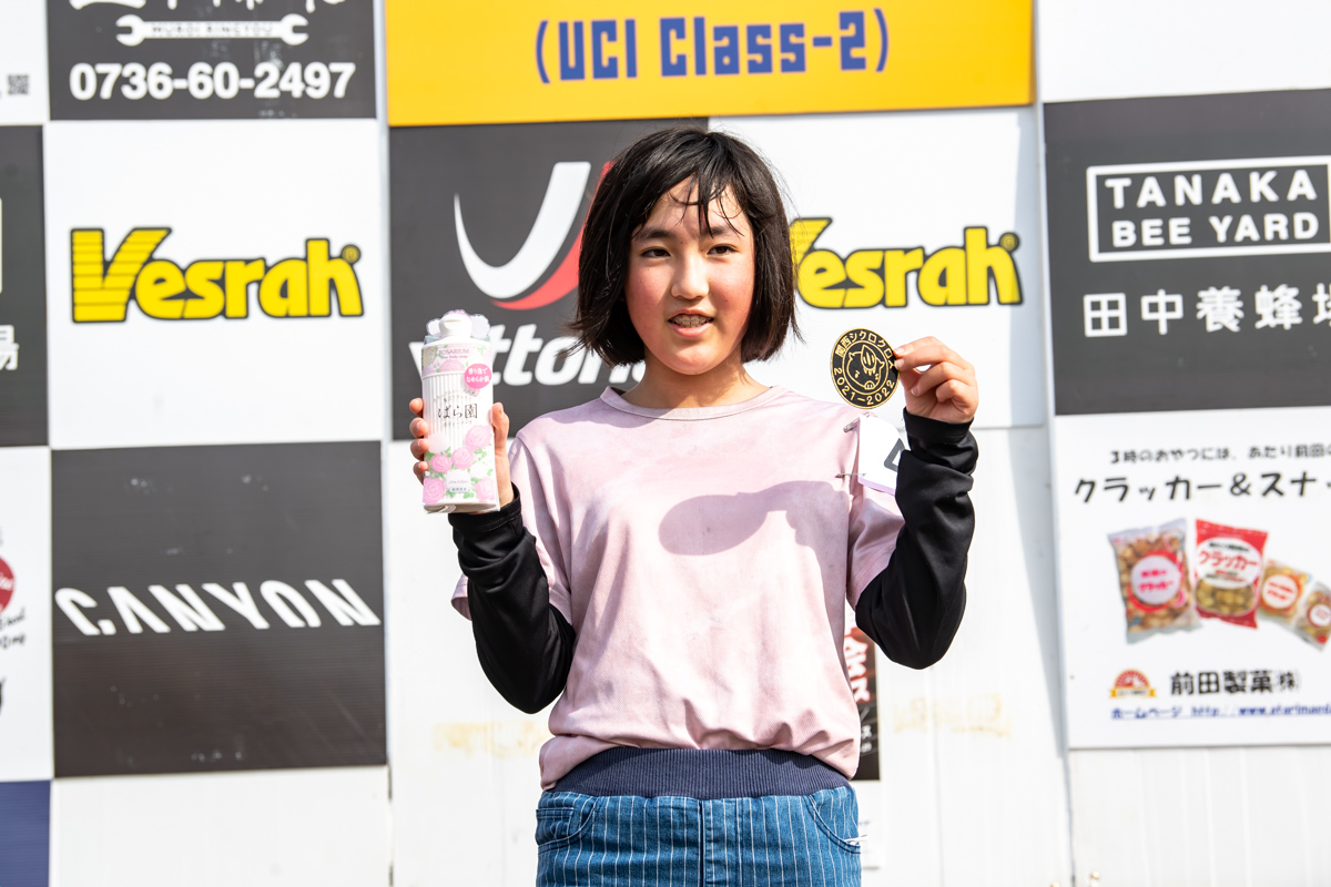 CK3(女子)で優勝した大石沙奈