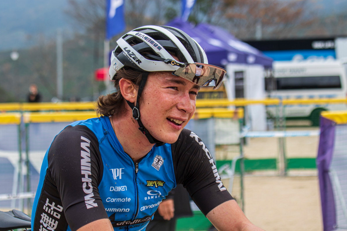 男子U23で圧勝した北林力(DREAM SEEKER MTB RACING TEAM)