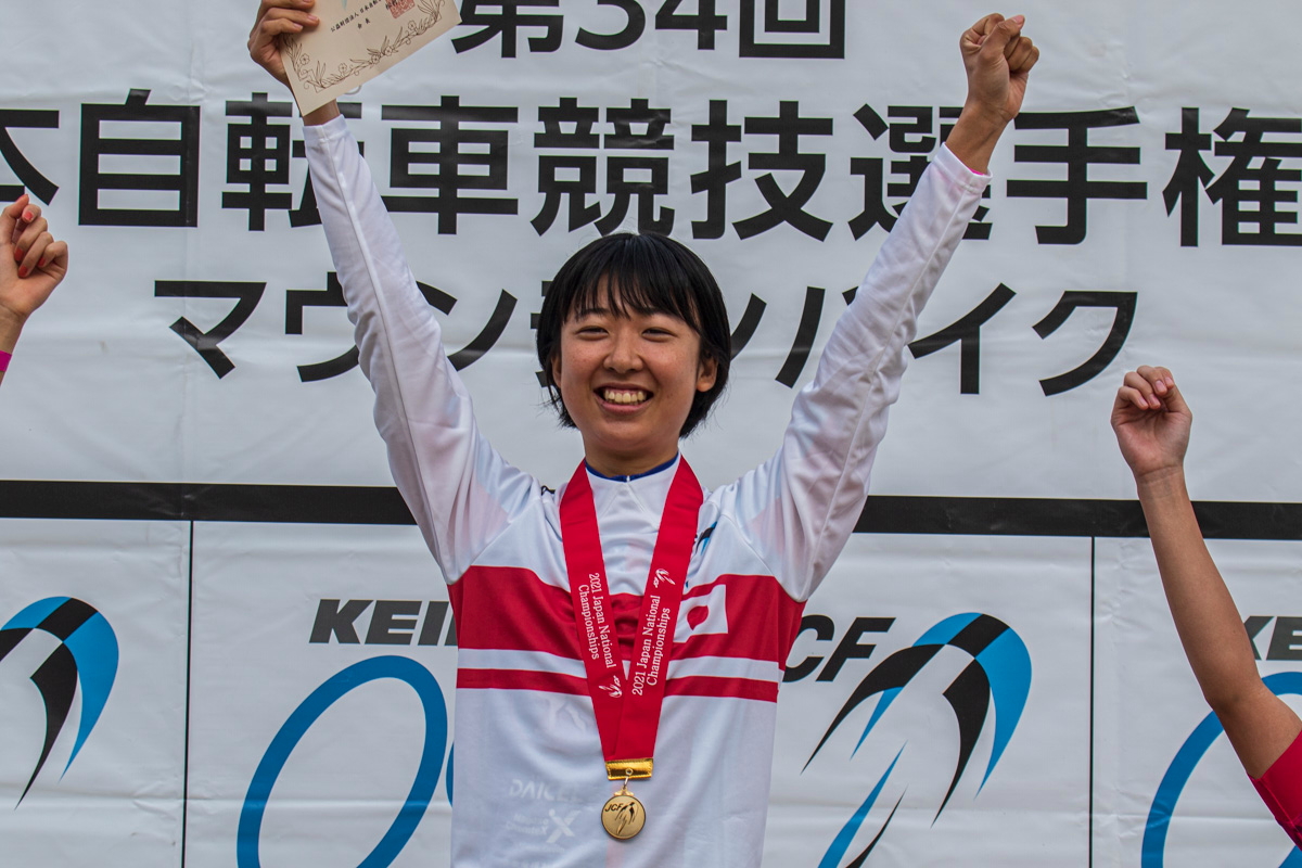 世界を見据える女子U23優勝の川口うらら（日本体育大学）