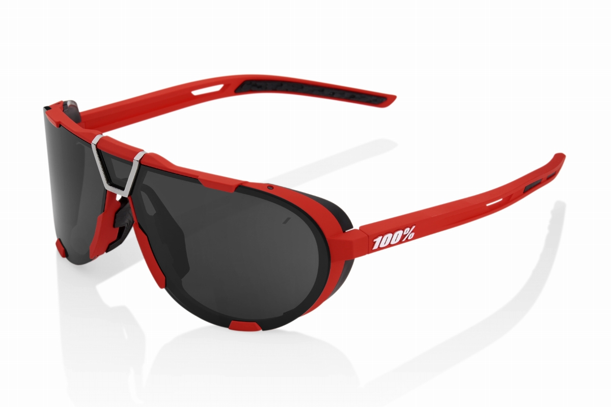 100% WESTCRAFT(Soft Tact Red / Black Mirror Lens)