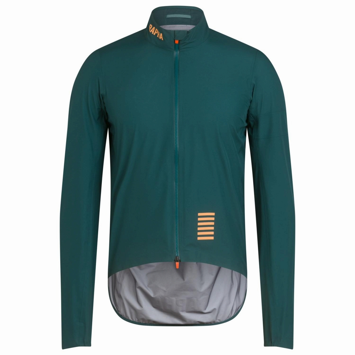 Rapha Pro Team GORE-TEX Rain Jacket（Dark Green / Peach）