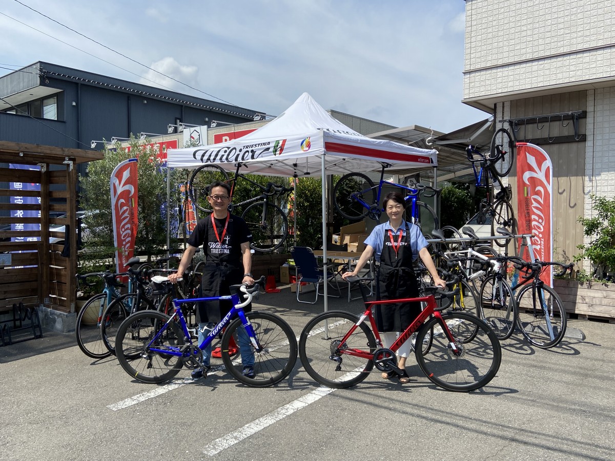 6月:4度目の正直で、今年遂に開催できたファーストバイシクルさんでの試乗会!奥様と二人三脚の温かいお店です