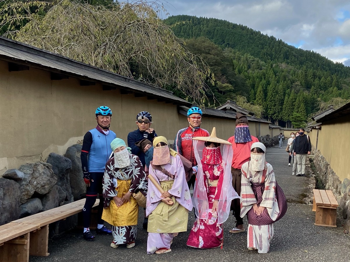 10月:北陸ウィリエールライドの2日目は一乗谷へサイクリング!戦国時代の雰囲気を満喫しました