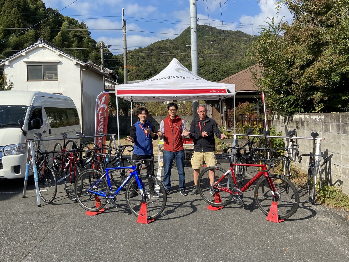 10月：地元広島での初試乗会はスポーツサイクルウエキさんで