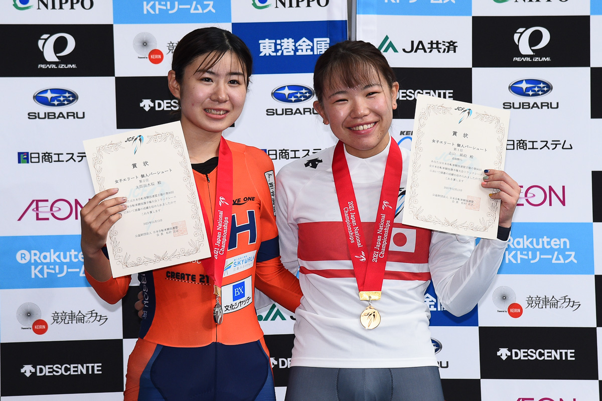 女子3km個人パーシュート 表彰式