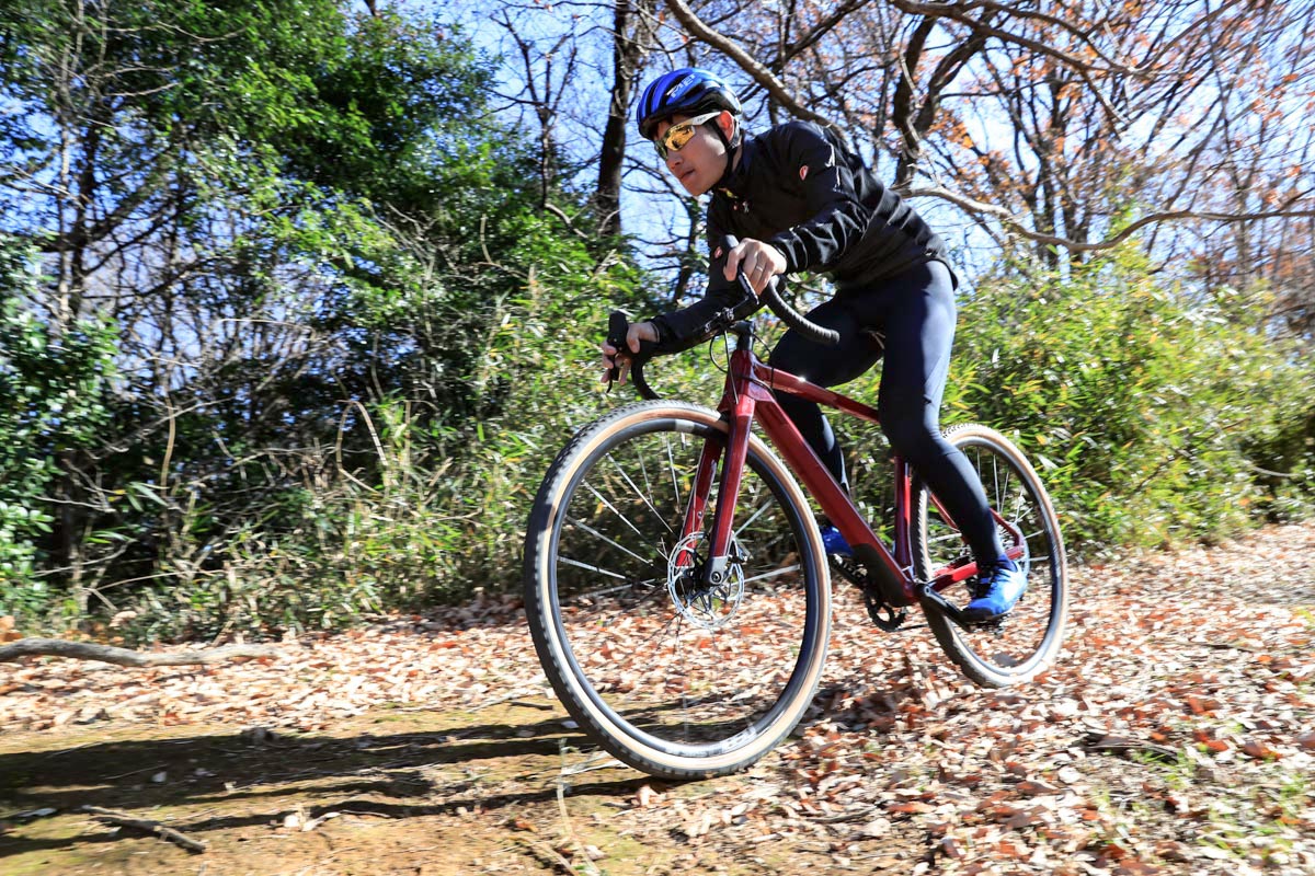 「マウンテンバイクのような走行感があるマシン」成毛千尋（アルディナサイクラリー）