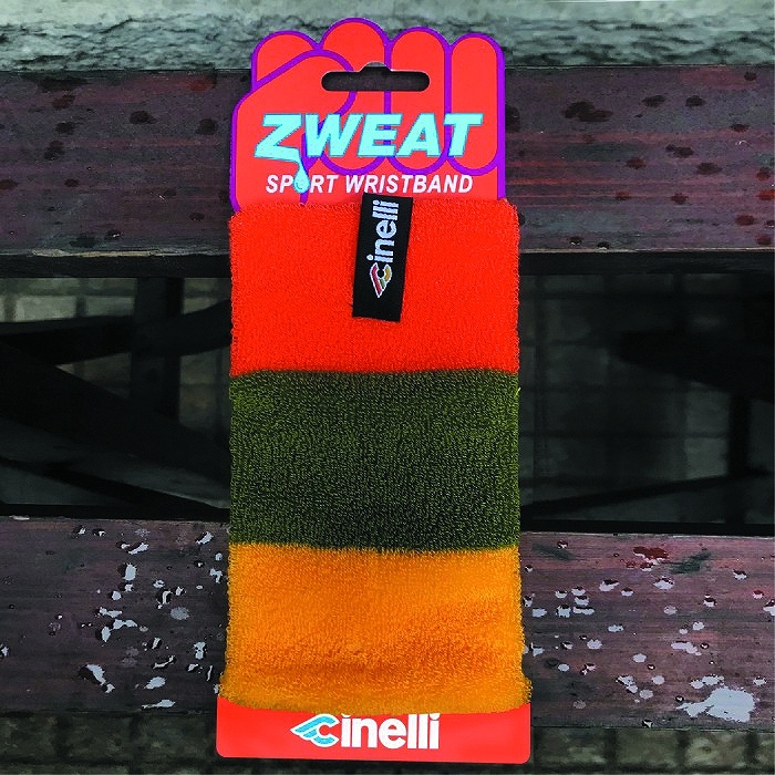 チネリ ZWEAT SPORTS WRIST BAND(CINELLI FLAG)