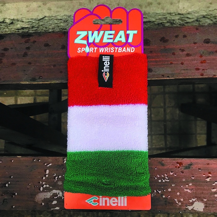 チネリ ZWEAT SPORTS WRIST BAND(ITALIAN FLAG)