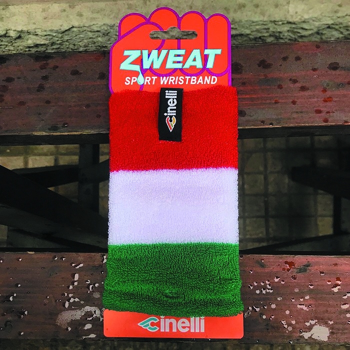 チネリ ZWEAT SPORTS WRIST BAND（ITALIAN FLAG）