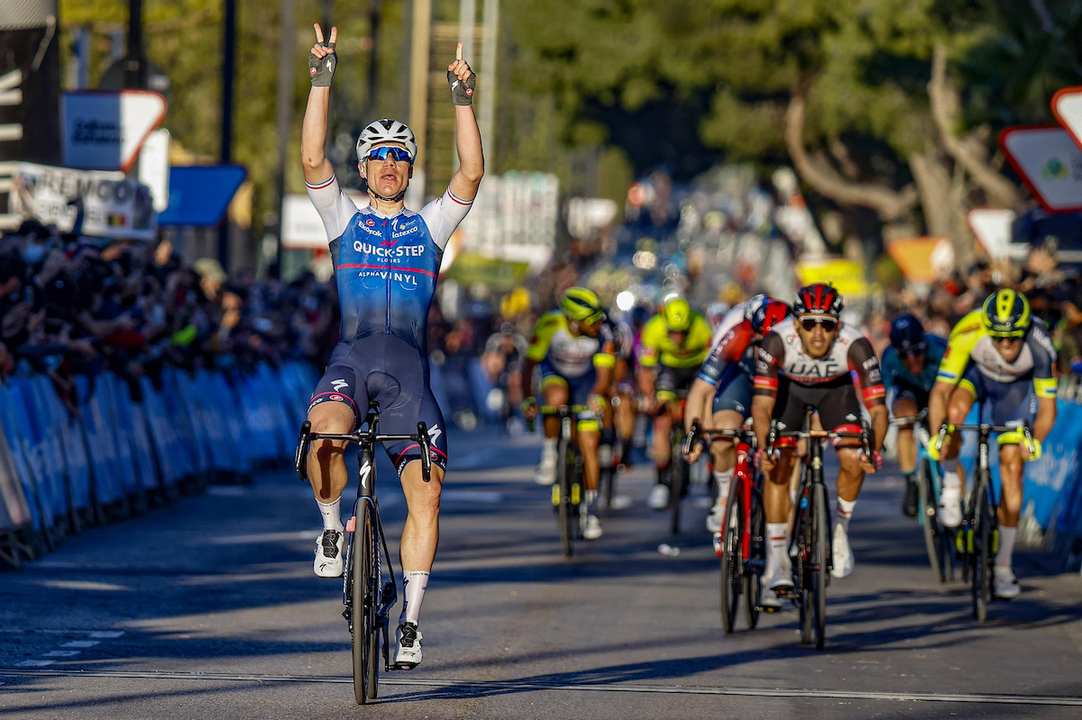 今季初勝利を飾ったファビオ・ヤコブセン(オランダ、クイックステップ・アルファヴィニル)