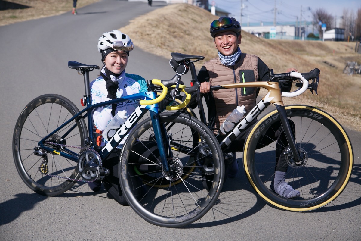 斎藤和也さん&金井古都美さん(チーム空) トレック Emonda SLR/SL