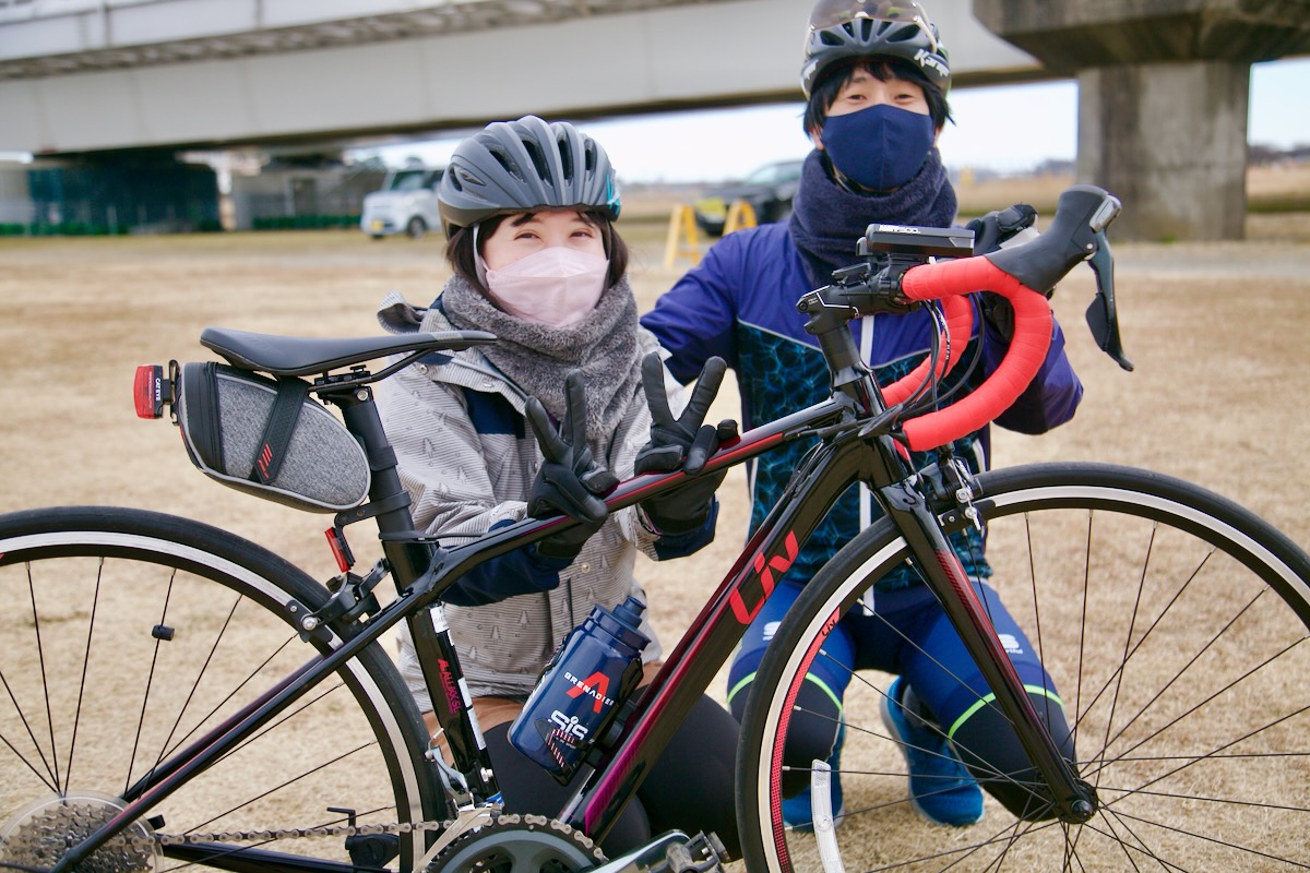仲良しそうなお二人、自転車が2人の仲を深める存在になることを祈っています!