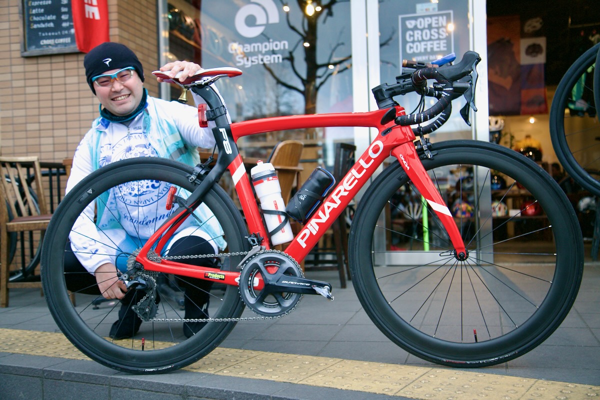 佐藤信介さん ピナレロ DOGMA F8