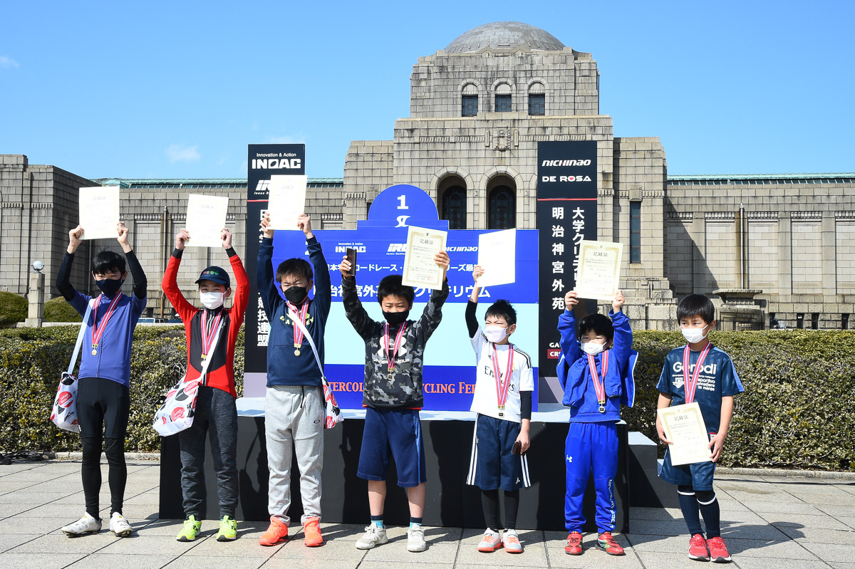 小学生タイムトライアル　表彰式