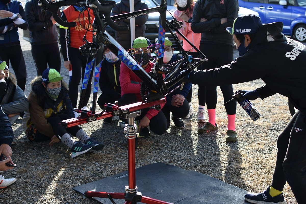 ライド後には洗車デモンストレーションも実施