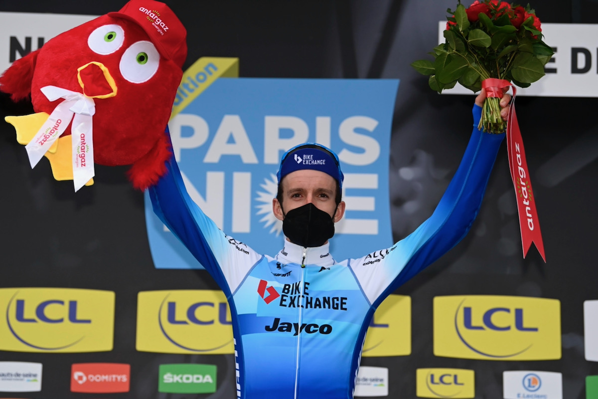 ステージ優勝し、総合でも2位に入ったサイモン・イェーツ(イギリス、バイクエクスチェンジ・ジェイコ)