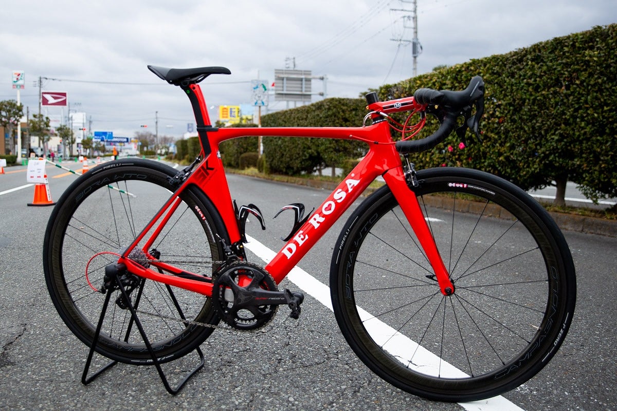 水野恭兵(アヴニールサイクリング山梨)のデローザ SK Pininfarina