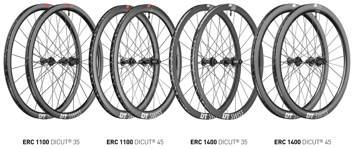 リムハイトとグレードによって4モデルがそろうDTスイス ERC DICUTシリーズ