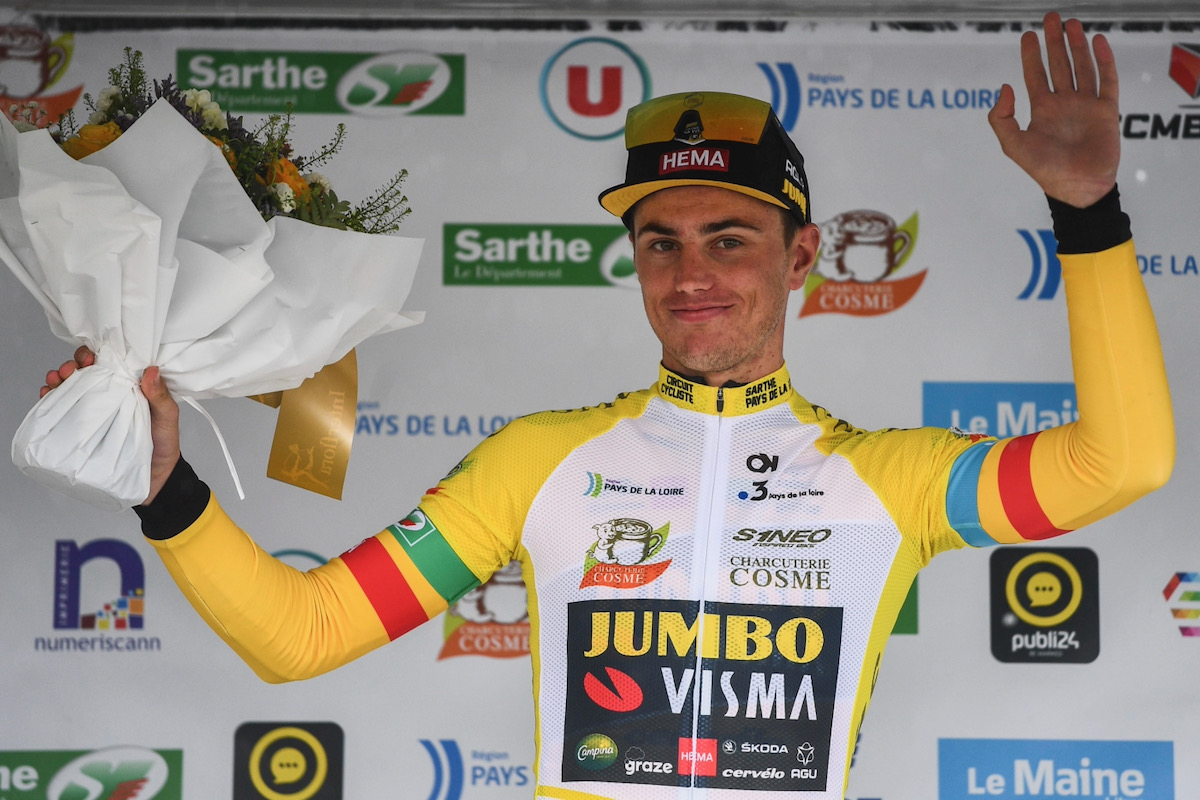総合優勝に輝いたオラフ・コーイ(オランダ、ユンボ・ヴィスマ)