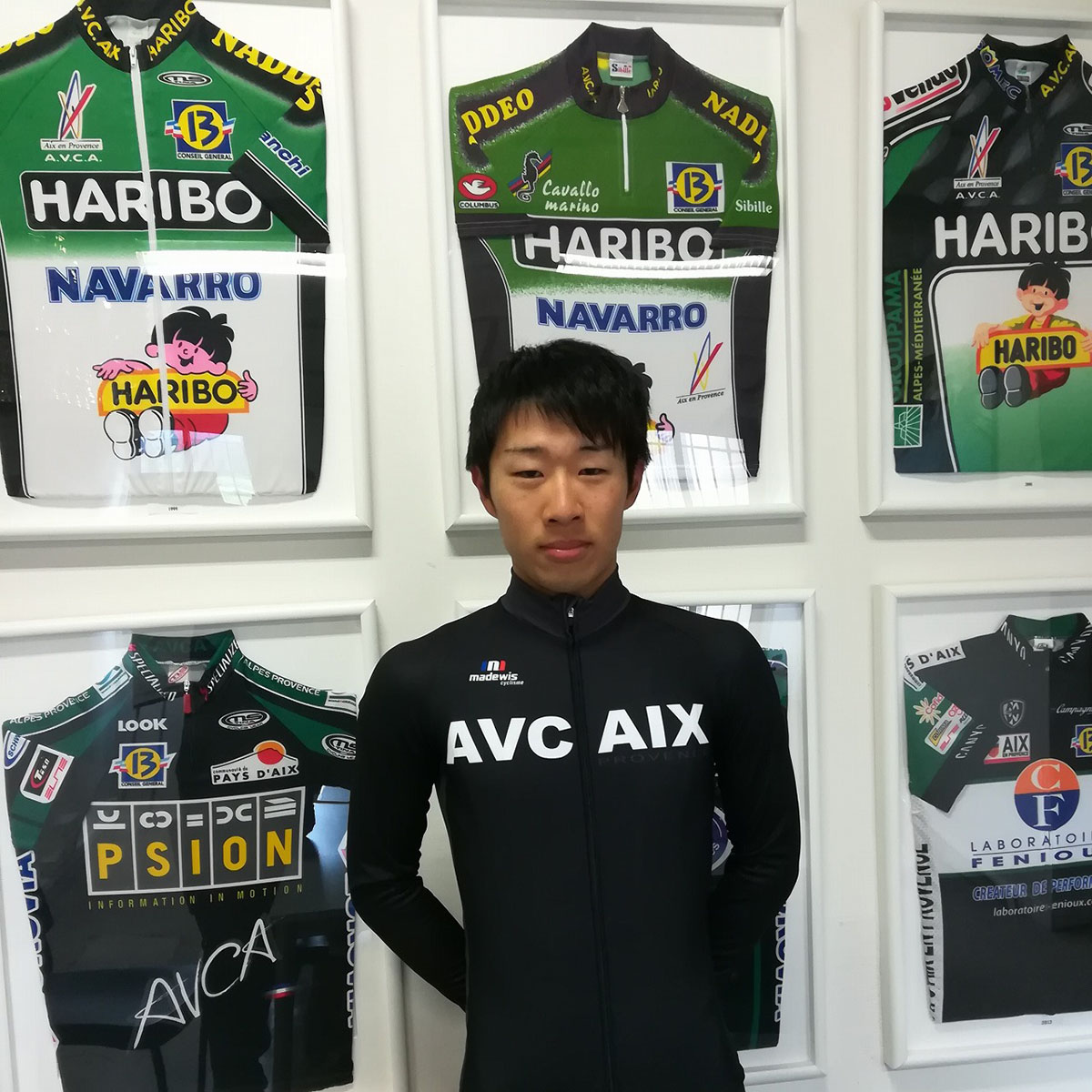 石上優大（現EFエデュケーション・NIPPOデヴェロップメントチーム）も所属していたフランスのアマチュアチーム「AVCAIX」に加入した松田祥位