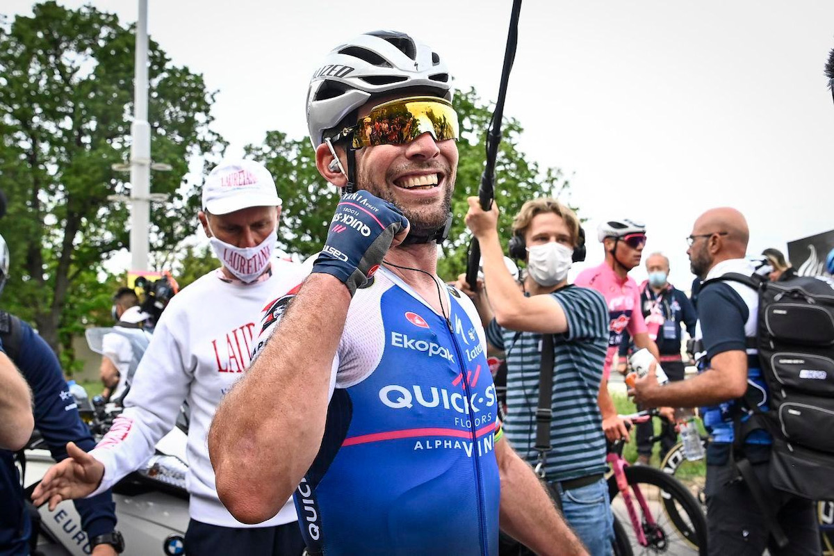 今年のジロ・デ・イタリアで9年振りに区間優勝を挙げたマーク・カヴェンディッシュ(イギリス、クイックステップ・アルファヴィニル)