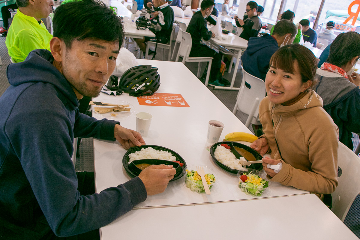 食堂でもランチを頂けます