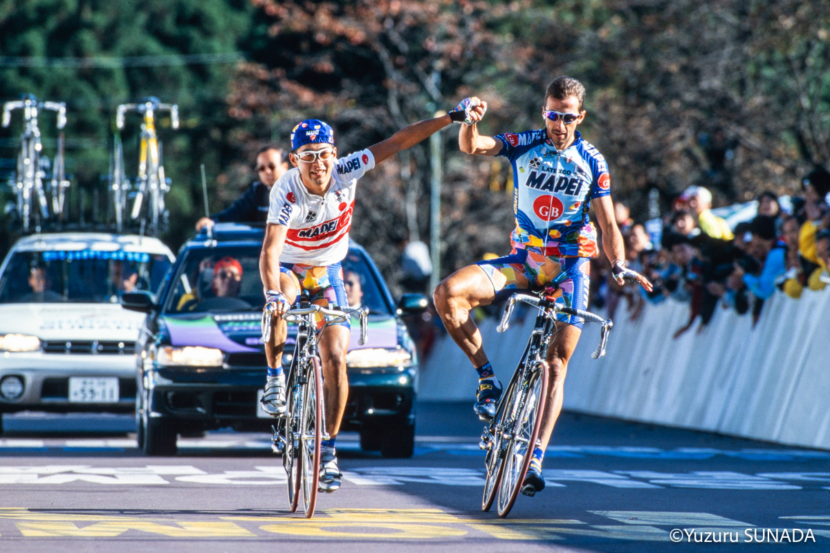 アンドレア・ターフィにアシストされ、ジャパンカップで優勝した唯一の日本人となった阿部良之(マペイGB)