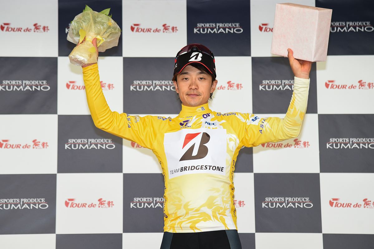 窪木一茂(チームブリヂストンサイクリング)がリーダージャージを獲得