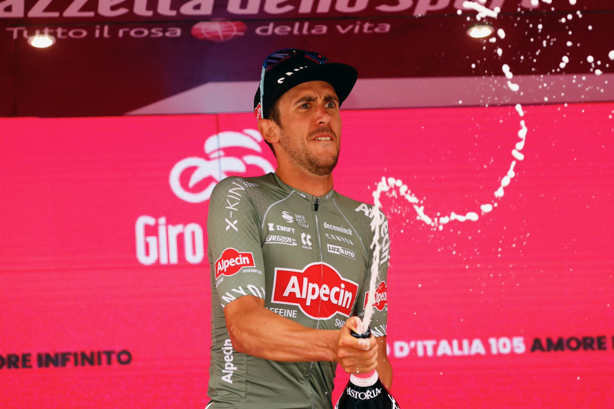 グランツールで初優勝を飾ったドリース・デボント(ベルギー、アルペシン・フェニックス)