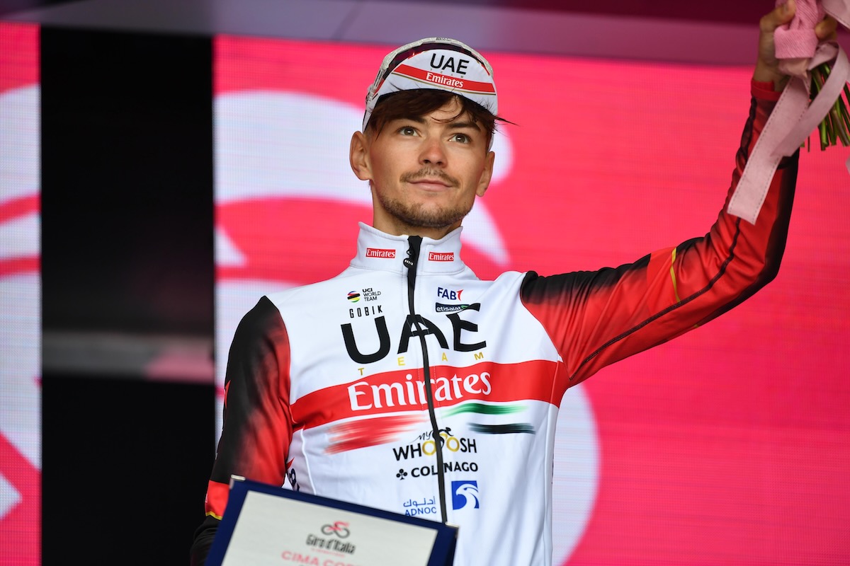 キャリア最大の勝利を挙げたアレッサンドロ・コーヴィ(イタリア、UAEチームエミレーツ)