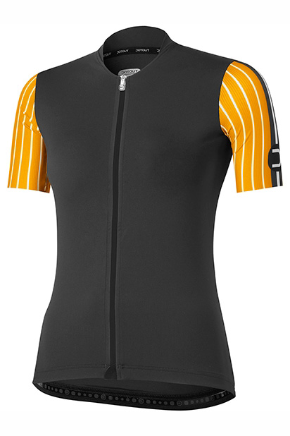 ドットアウト Stripe W Jersey(black-yellow)