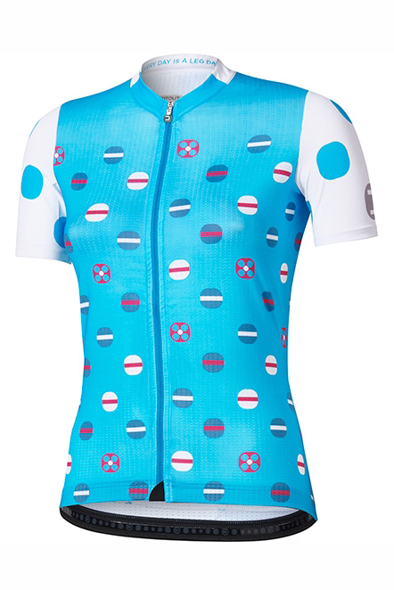ドットアウト Oxygen W Jersey(turquoise-white)