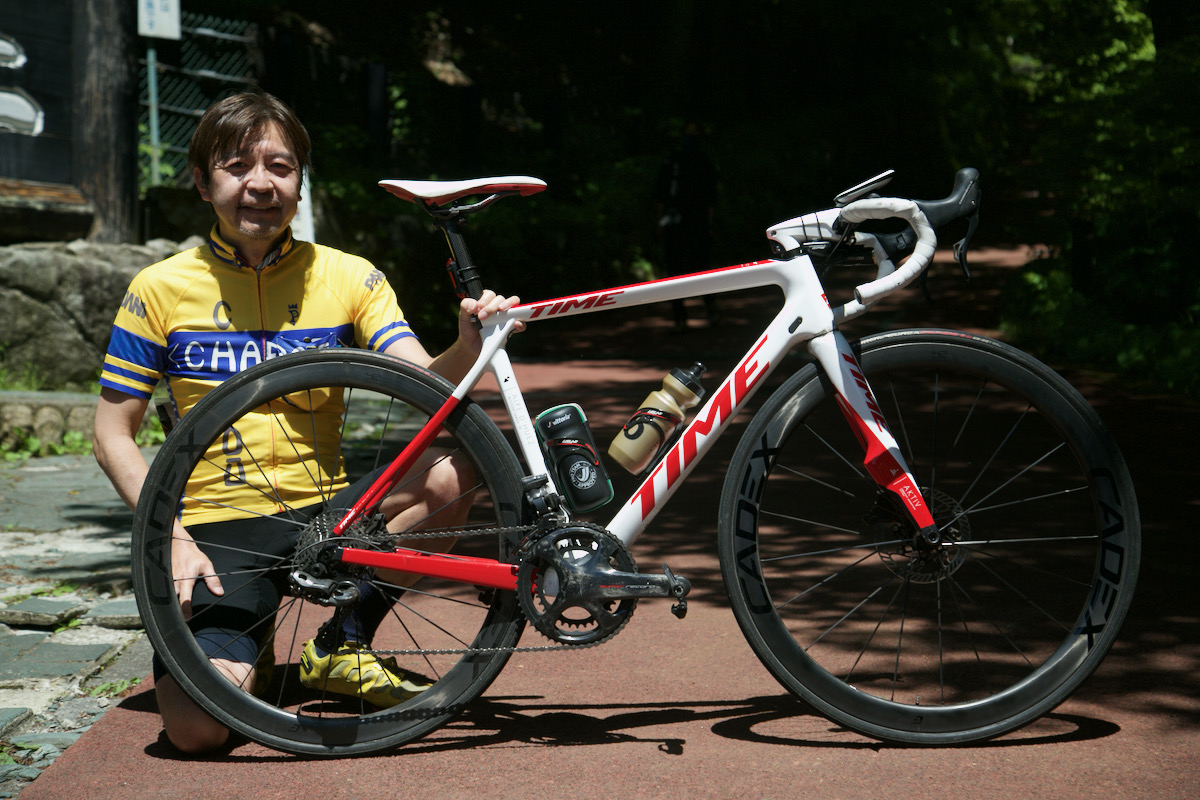 曽我部聡さんとタイム ALPE D’HUEZ