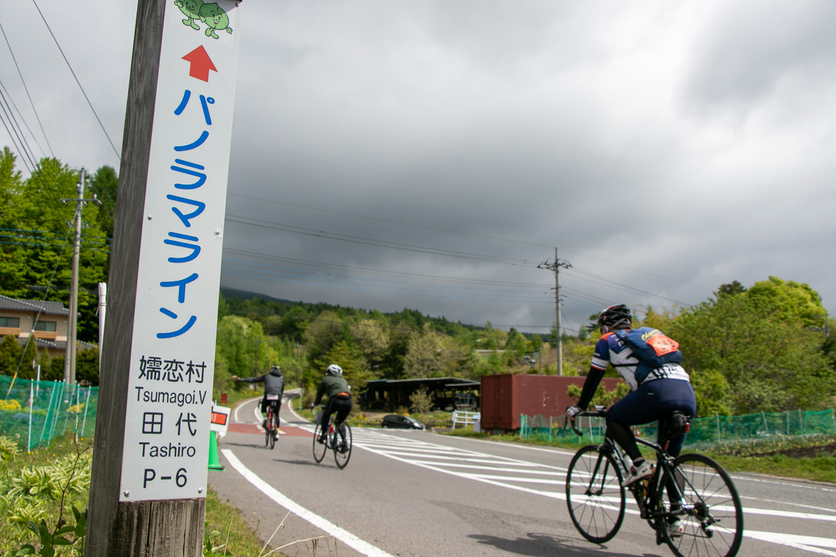 パノラマラインから国道へ