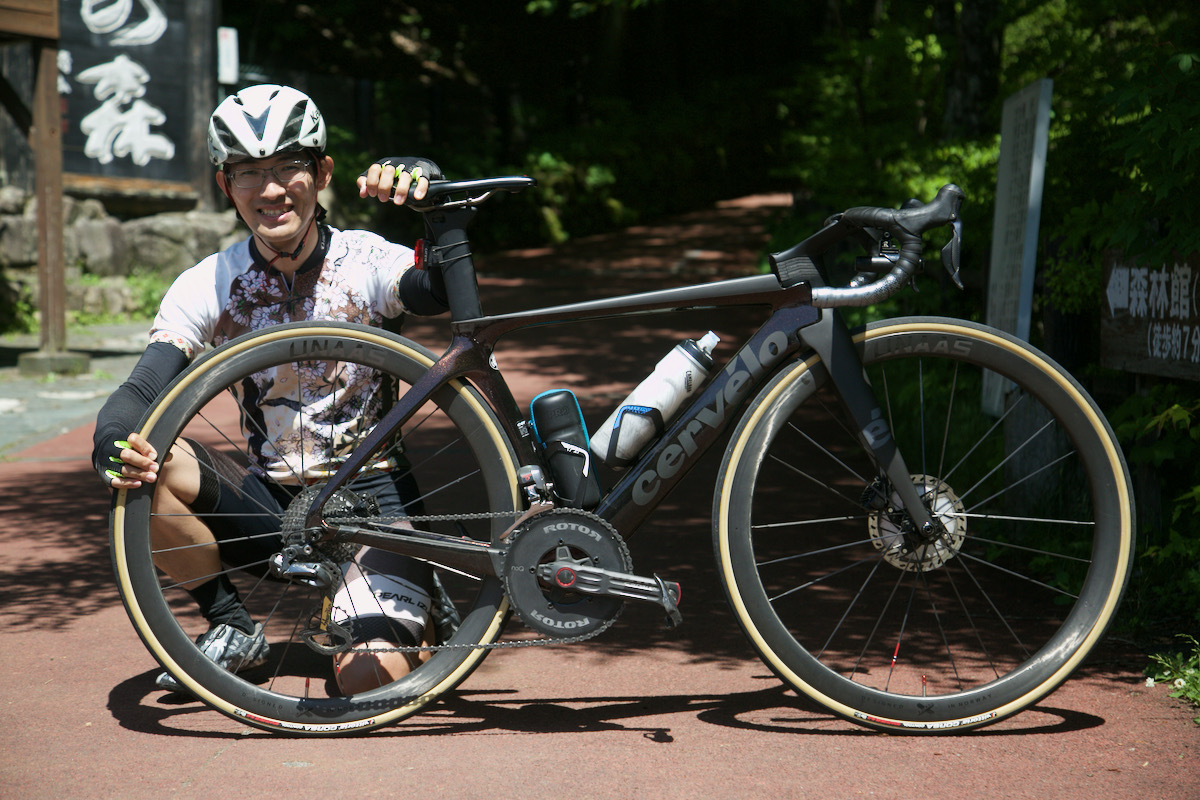 西尾佳明さん(奥武蔵 Cycloline)とサーヴェロ S5